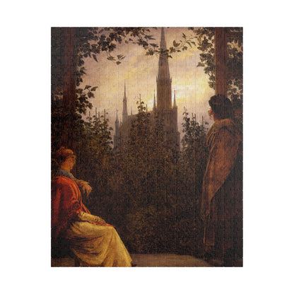 Tonnelle à Greifswald Puzzle | Caspar David Friedrich-Quipham Collections