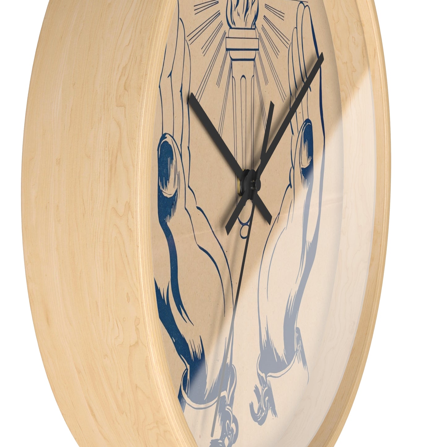 Labor Newspaper & Poster Wall Clock | U.S. Information Agency-Quipham Collections