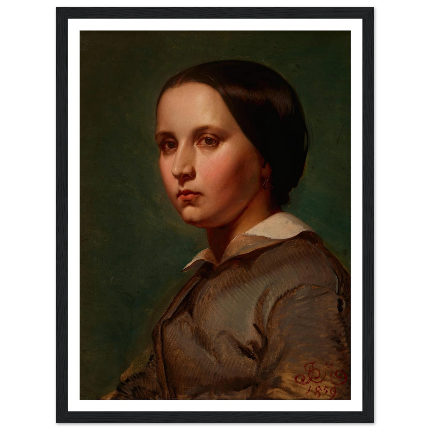 Portrait of Maria Matejko (1859) Art Print | Jan Matejko-Quipham Collections