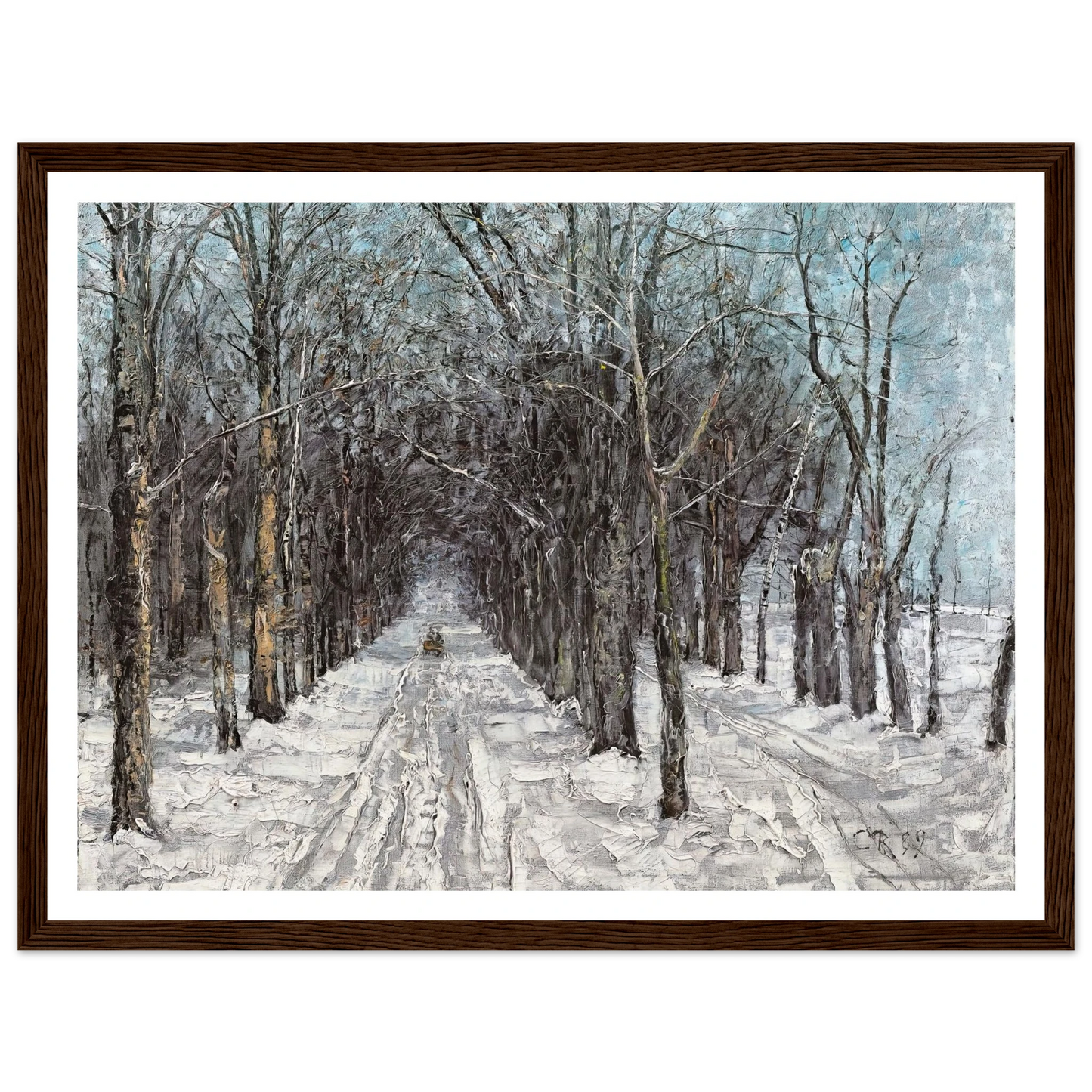 Belvedere Allee in Weimar (1889) Art Print | Christian Rohlfs-Quipham Collections