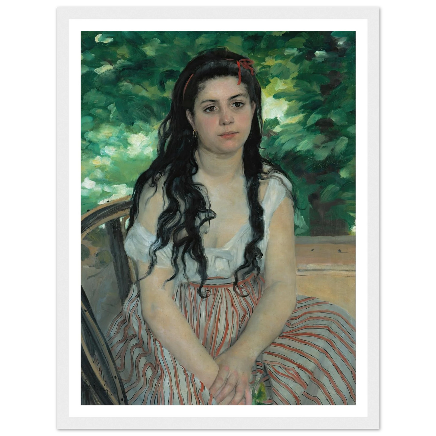 Summer (1868) Art Print | Pierre Auguste Renoir-Quipham Collections