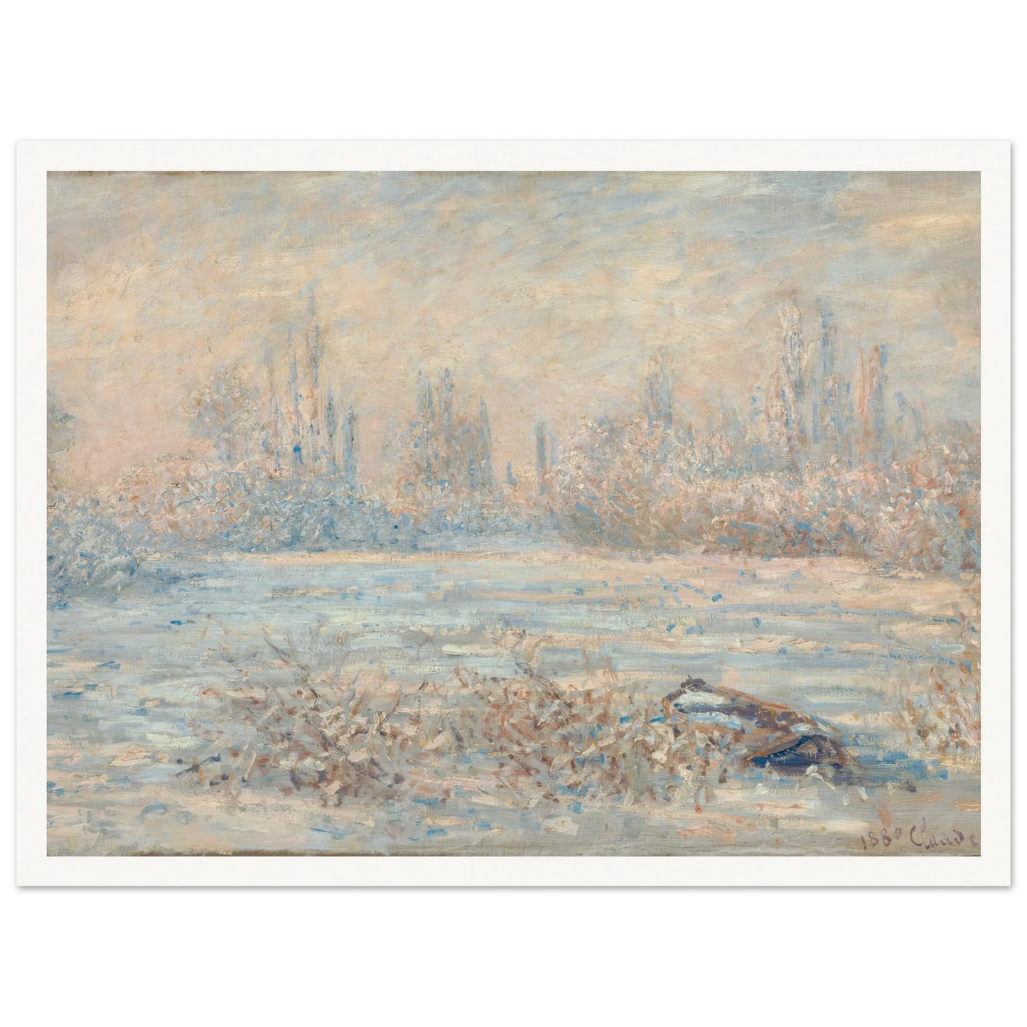 Le Givre (1880) Art Print | Claude Monet-Quipham Collections