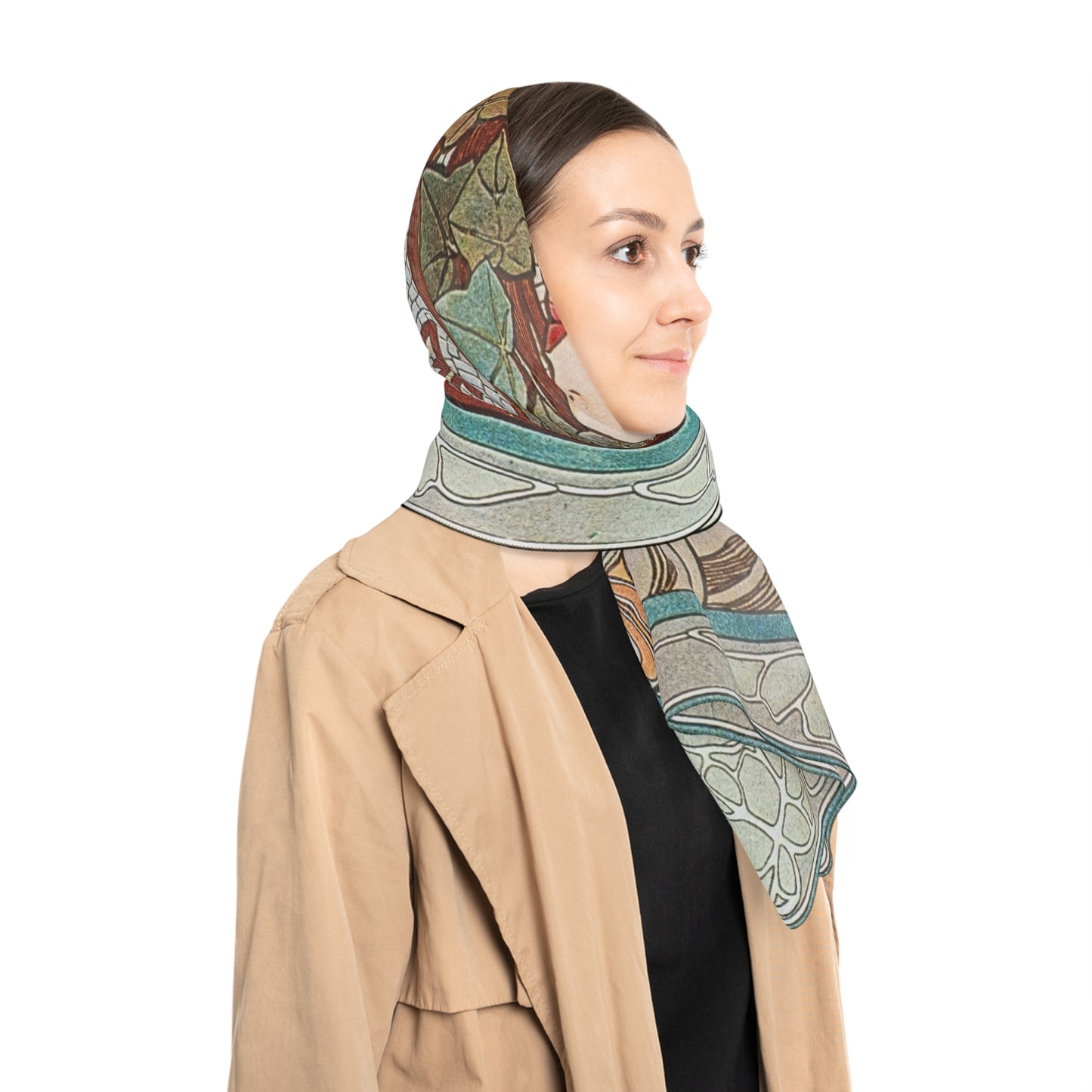 Ivy | Alphonse Mucha Scarf – Art Nouveau Scarf-Quipham Collections
