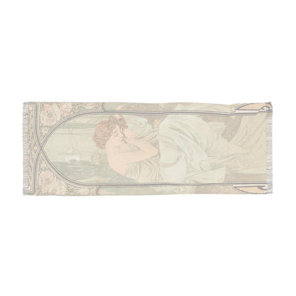 Rest of the Night | Alphonse Mucha Scarf – Art Nouveau Scarf-Quipham Collections