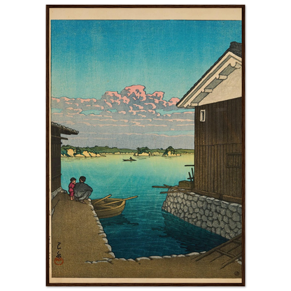 Hizen Yobuko no asa (Morning in Yobuko, Hizen) (1948) Art Print | Kawase Hasui-Quipham Collections