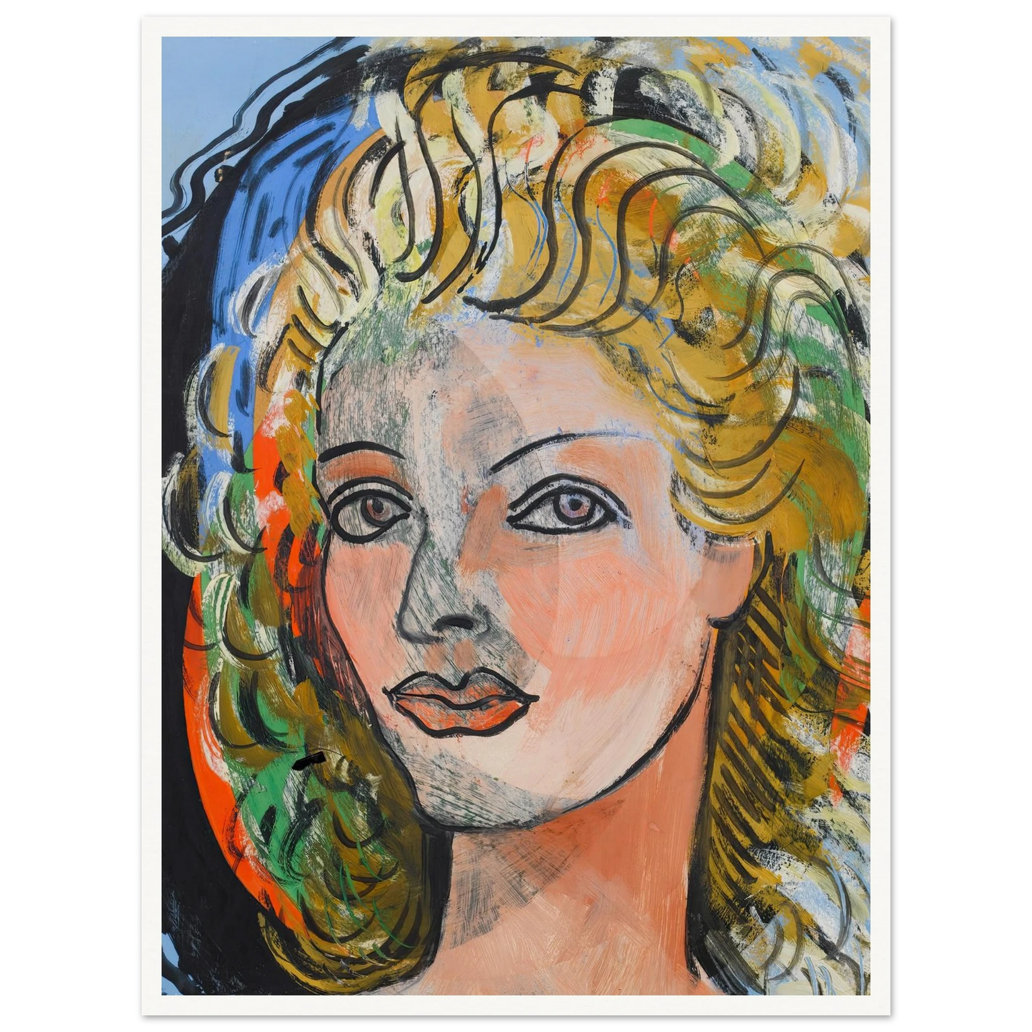 La blonde (circa 1940-1946) Art Print | Francis Picabia-Quipham Collections