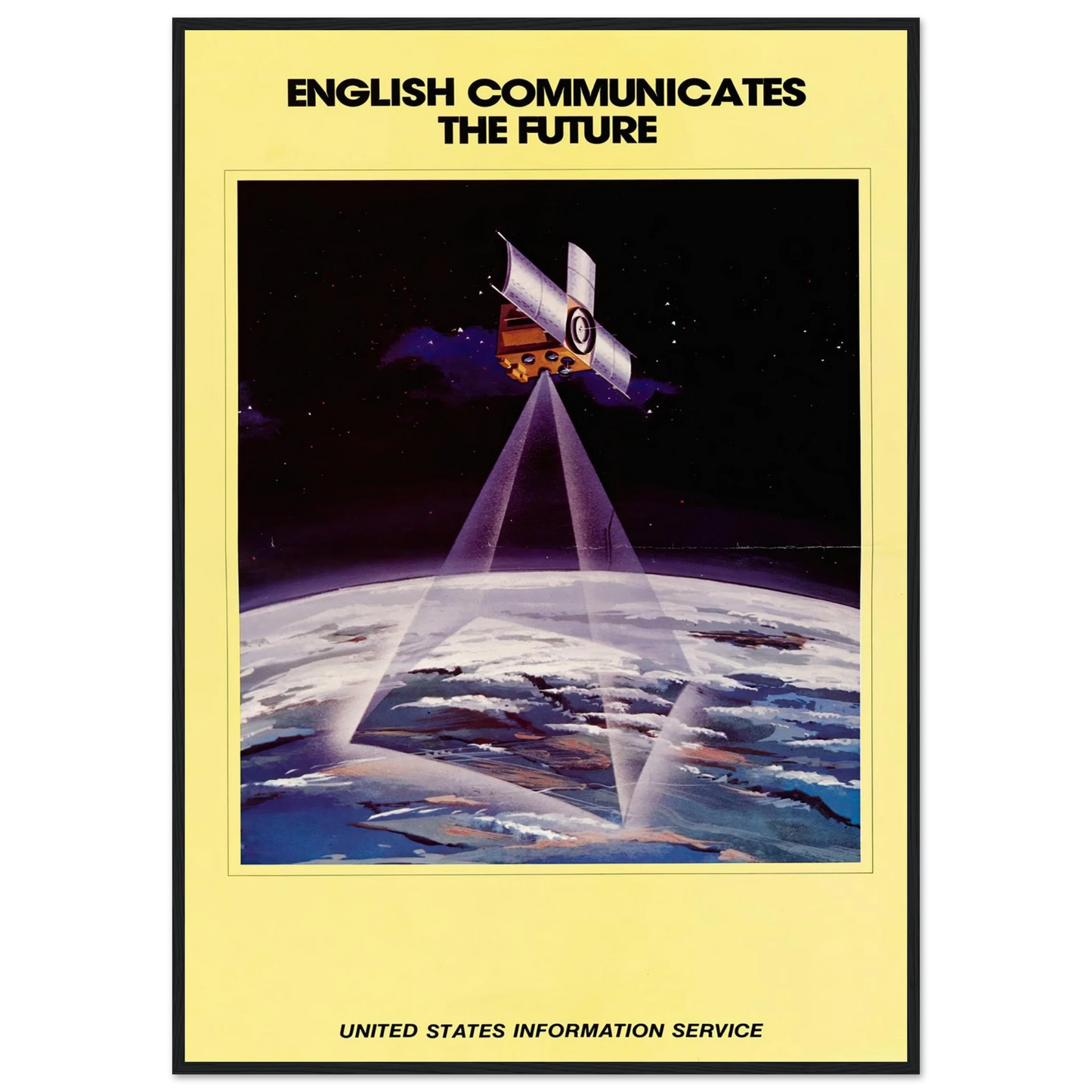 English Communicates the Future. United States Information Service 2 Art Print | US Information Agency-Quipham Collections