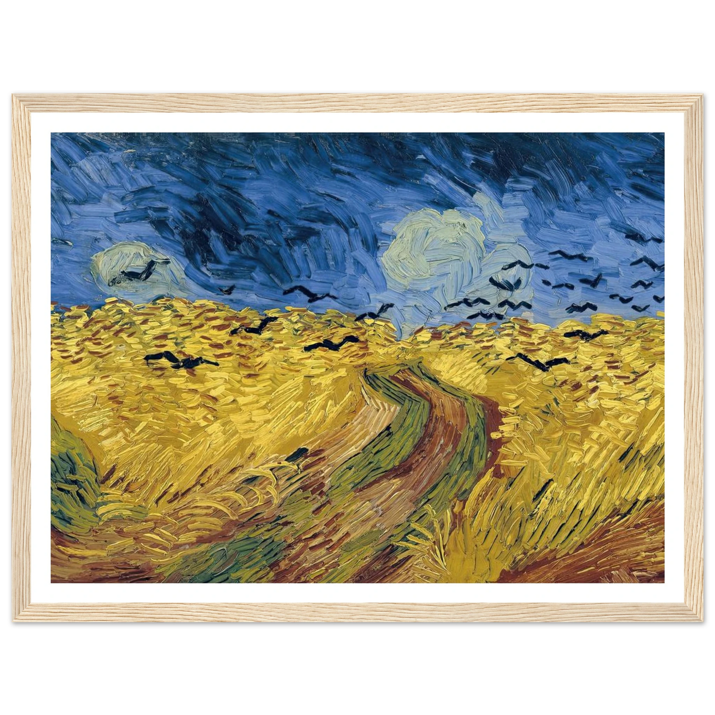 Wheatfield with Crows (1890) Art Print | Vincent van Gogh-Quipham Collections