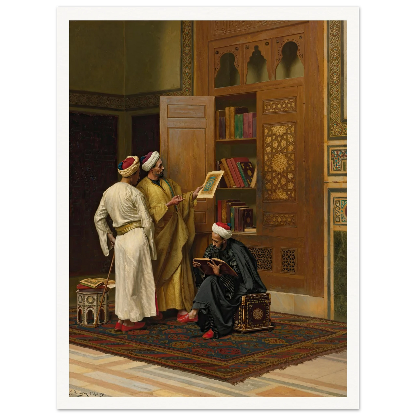 The Scholars (1901) Art Print | Ludwig Deutsch-Quipham Collections