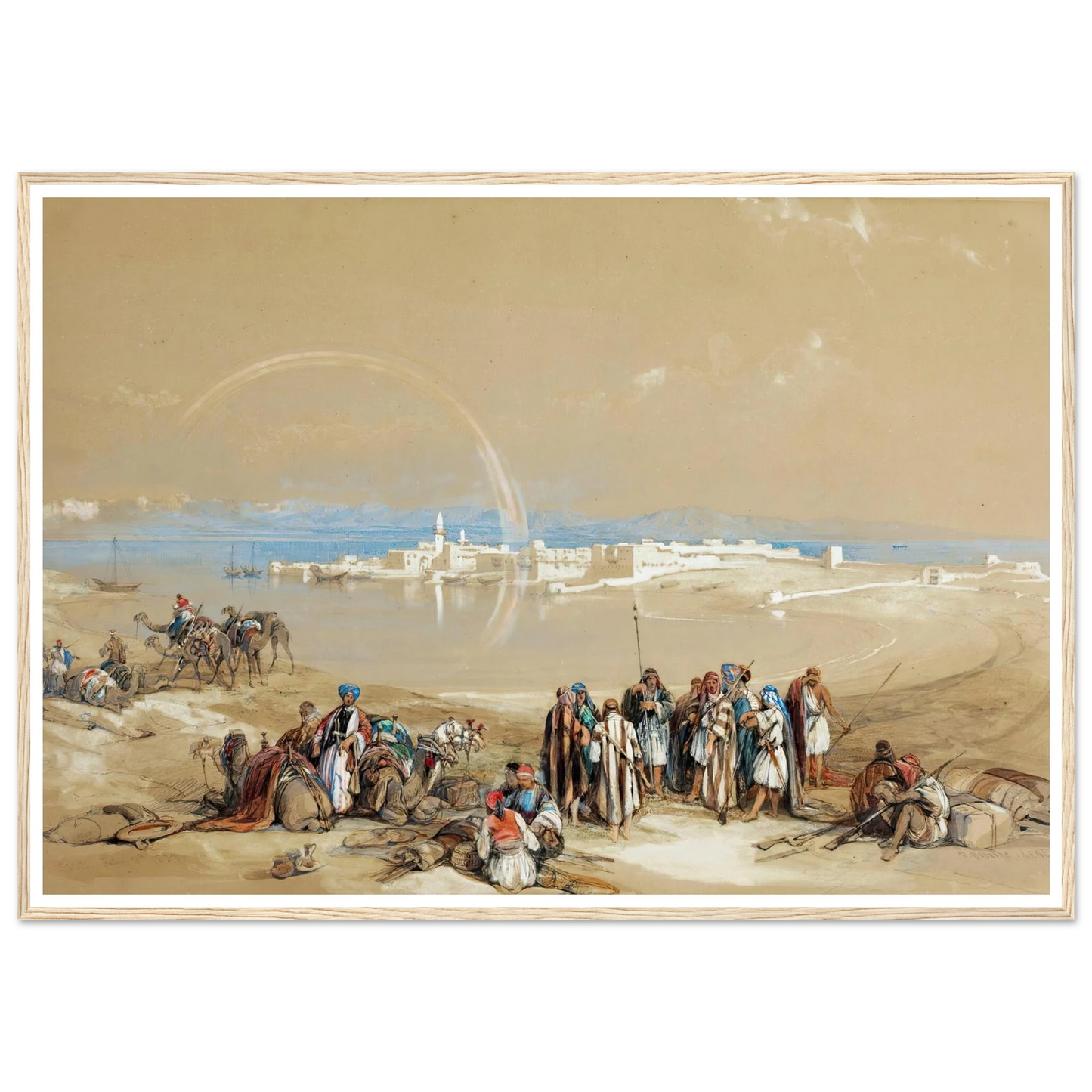 Suez (1840) Art Print | David Roberts-Quipham Collections