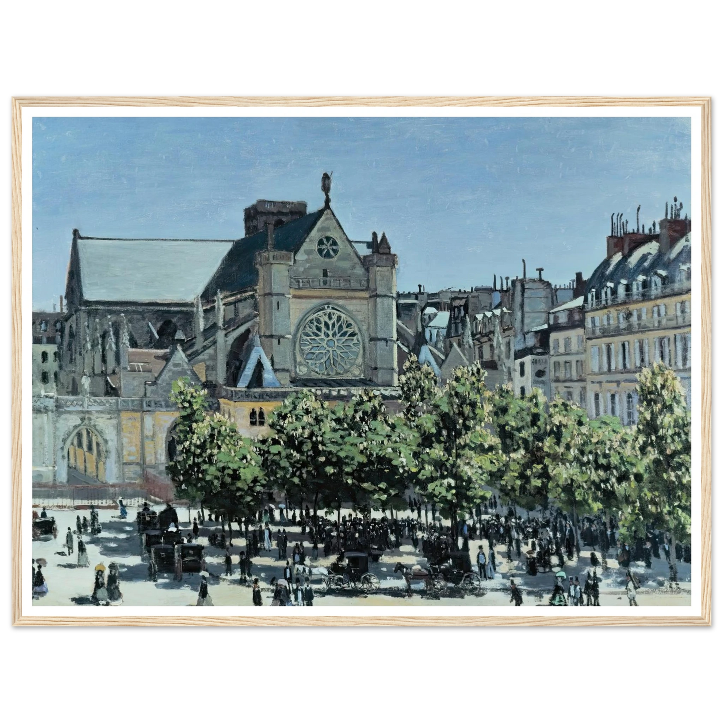 St. Germain l’Auxerrois (1867) Art Print | Claude Monet-Quipham Collections