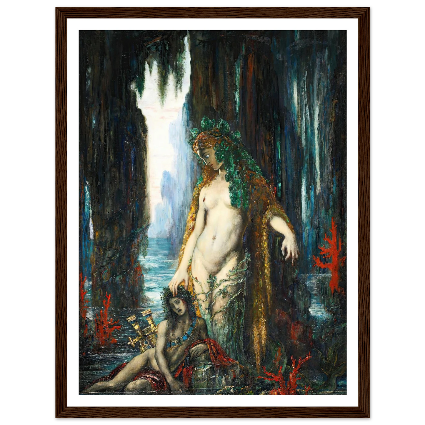 Le Poète Et La Sirène, 1893 Art Print | Gustave Moreau-Quipham Collections