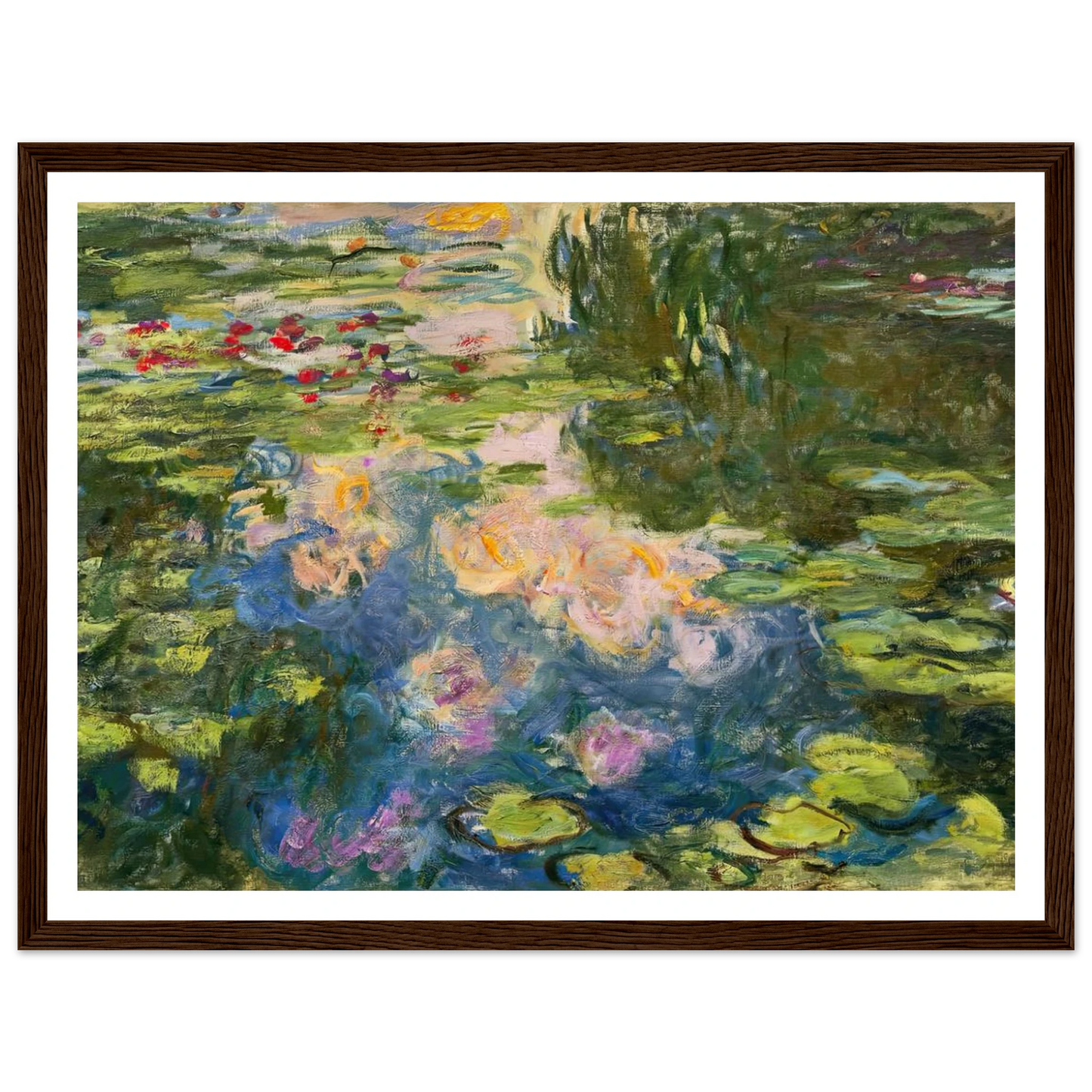Le Bassin aux nymphéas (1917-19) Art Print | Claude Monet-Quipham Collections