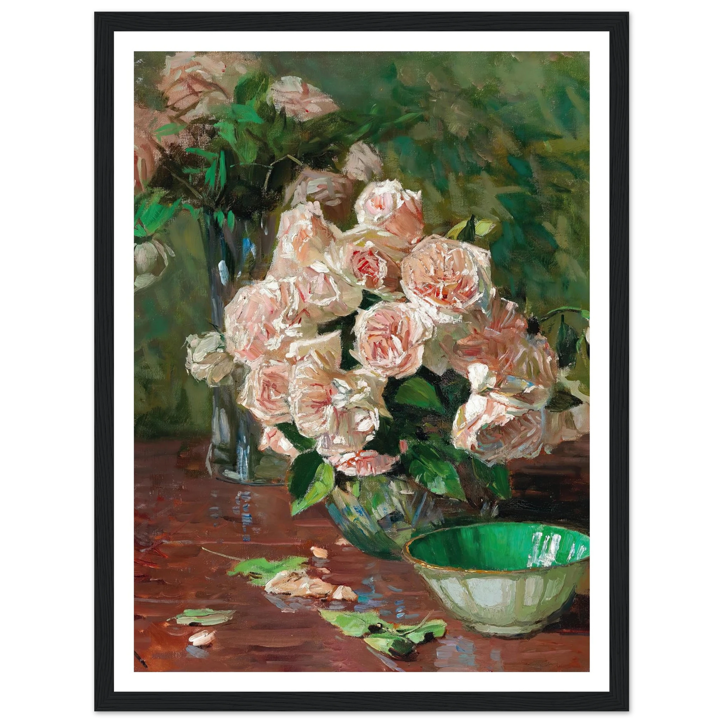 Weiße Rosen II (c. 1925) Art Print | Carl Moll-Quipham Collections