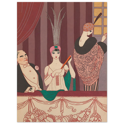 La Loge (1914) Art Print | George Barbier-Quipham Collections