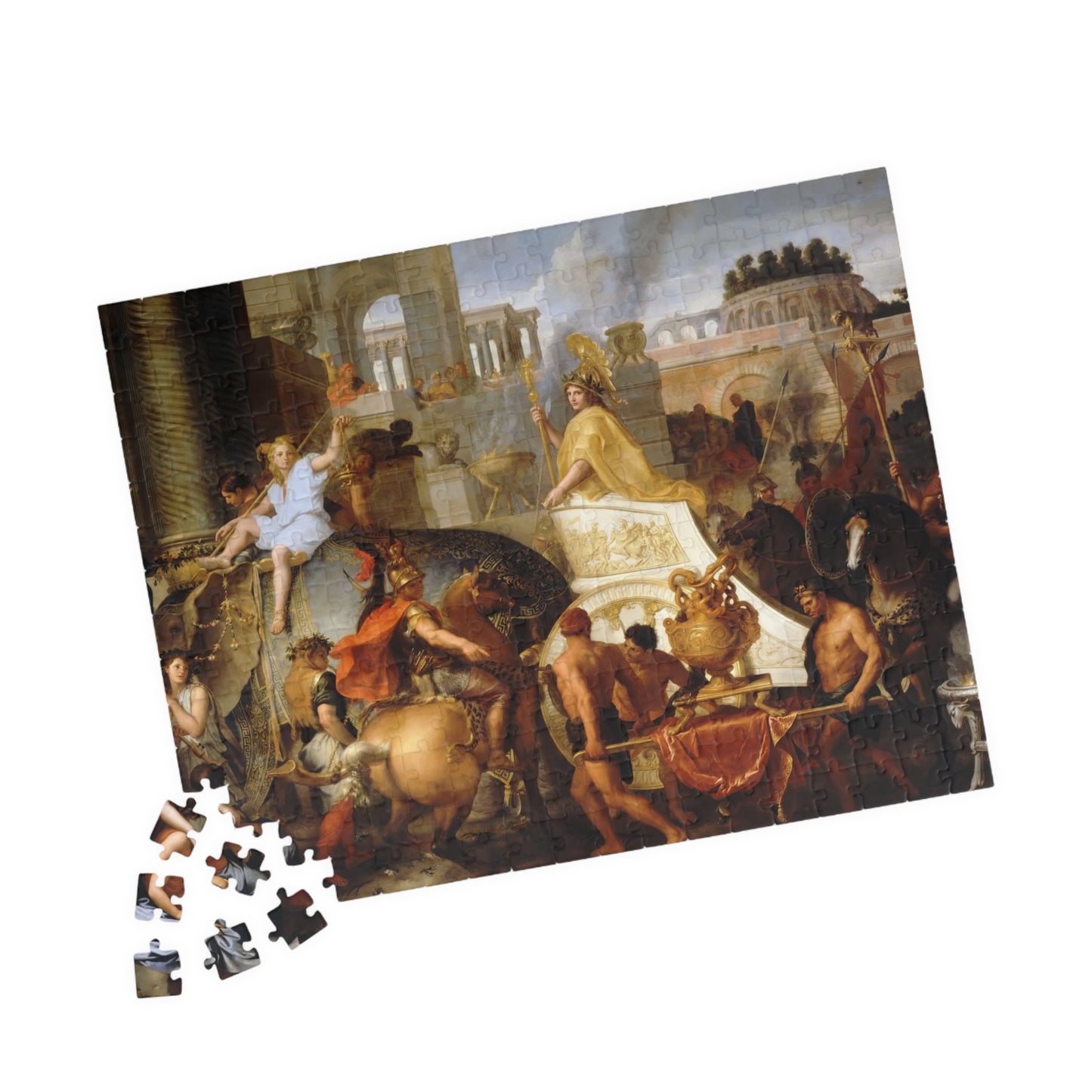 Entry of Alexander in Babylon Puzzle | Charles Le Brun-Quipham Collections