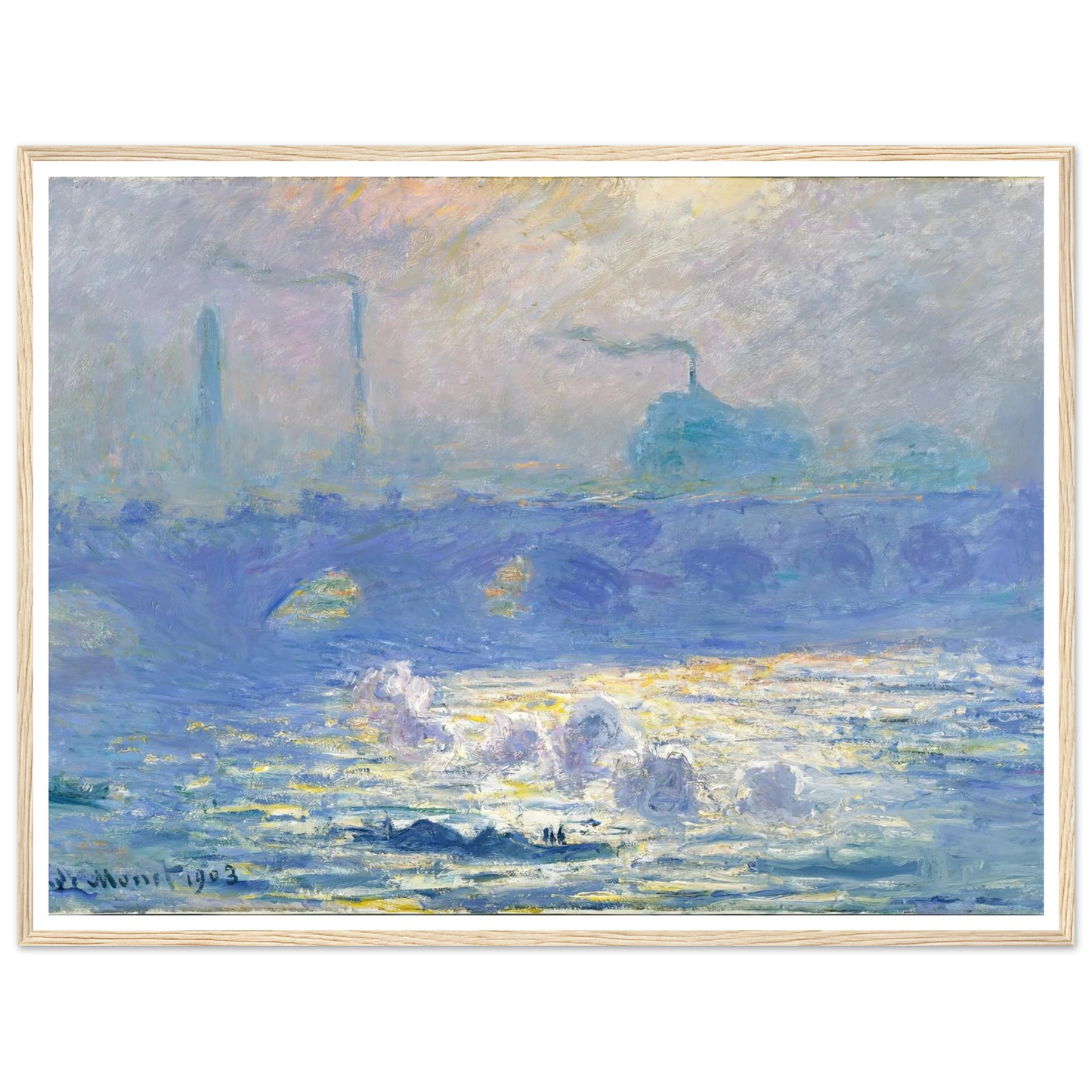 Waterloo Bridge (1903) Art Print | Claude Monet-Quipham Collections