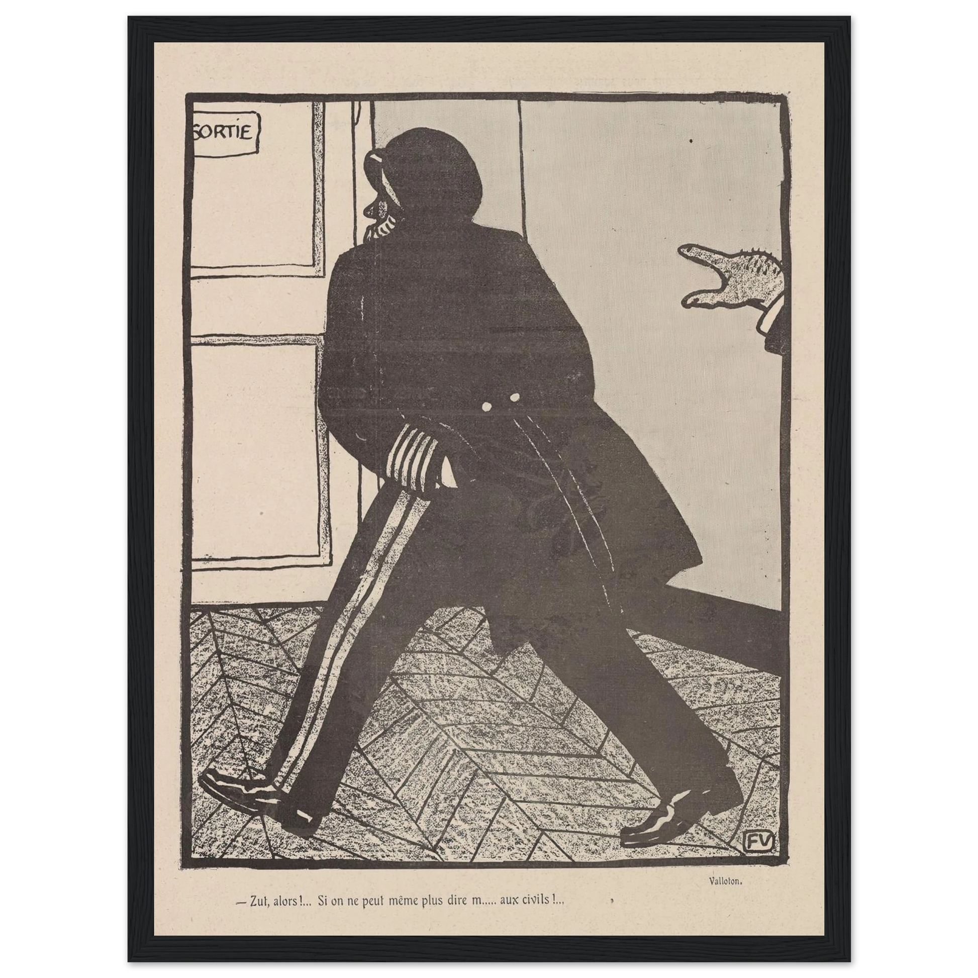 10 octobre 1903 Art Print | Felix Vallotton-Quipham Collections