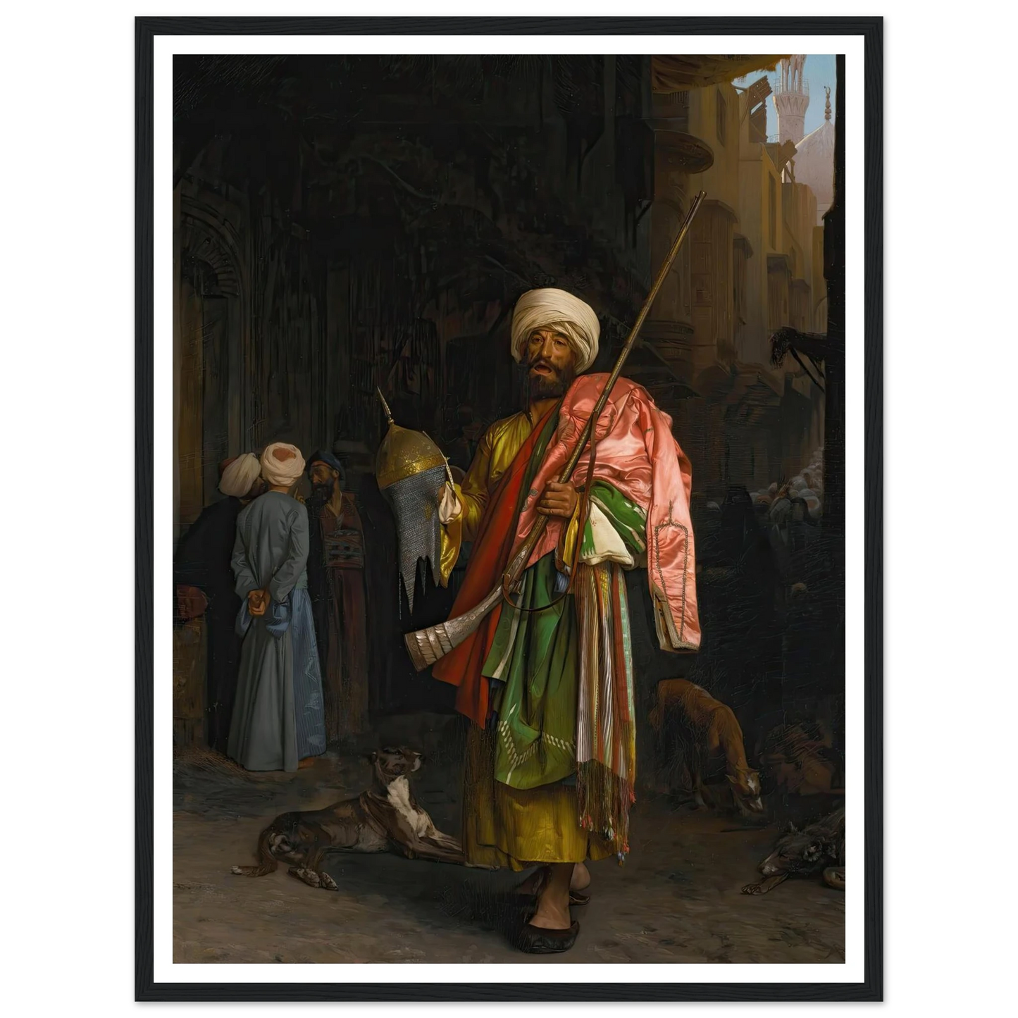 Marchand Ambulant Au Caire Art Print | Jean Leon Gerome-Quipham Collections