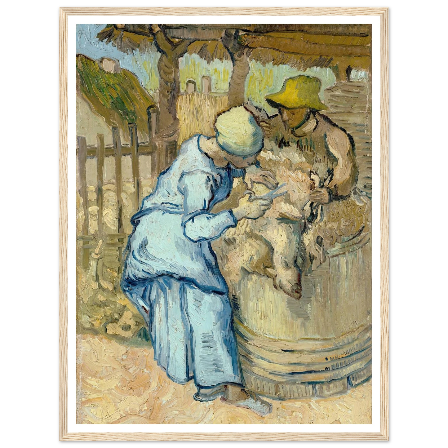 The Sheep-Shearer (After Millet) Art Print | Vincent van Gogh-Quipham Collections