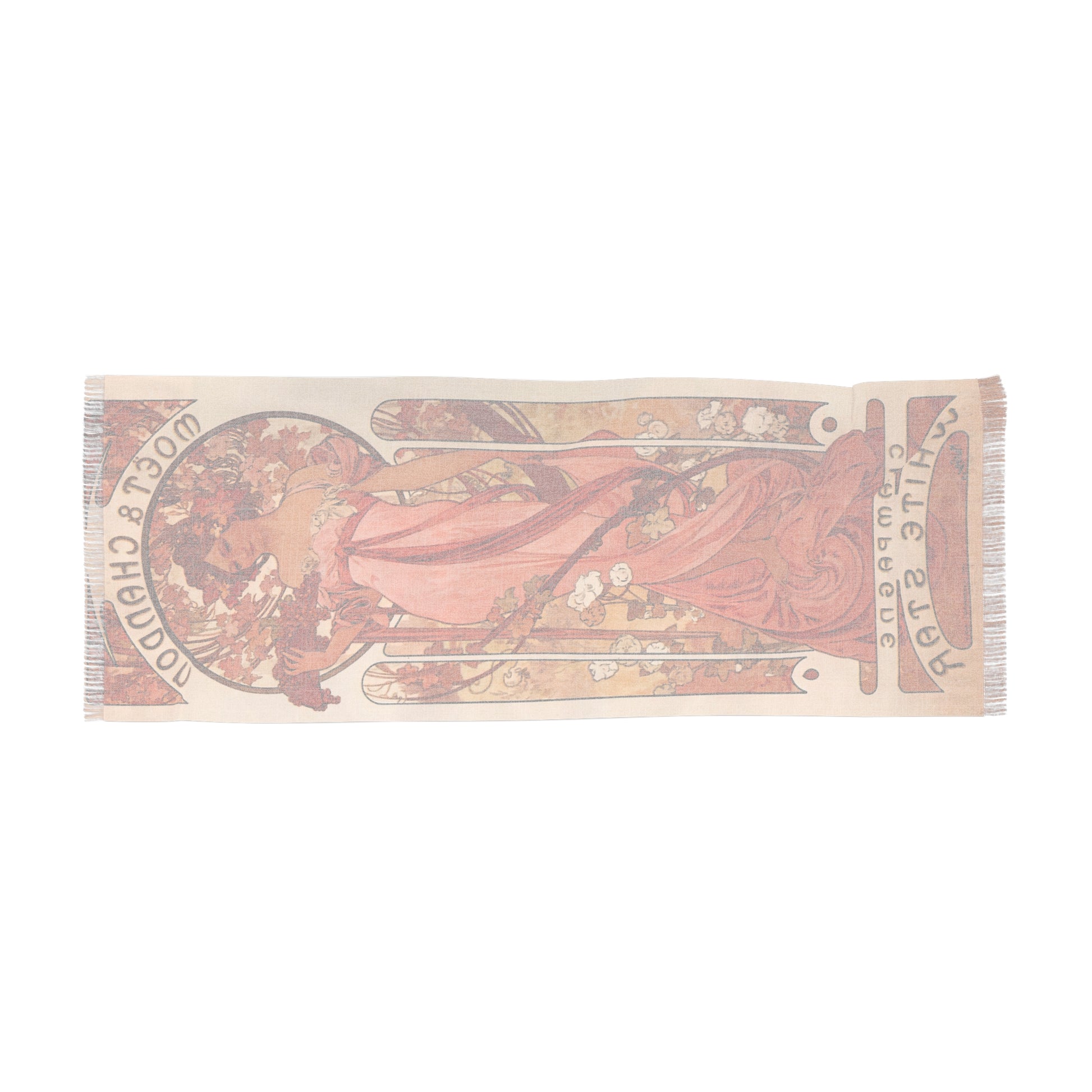 Moet & Chandon | Alphonse Mucha Scarf – Art Nouveau Scarf-Quipham Collections