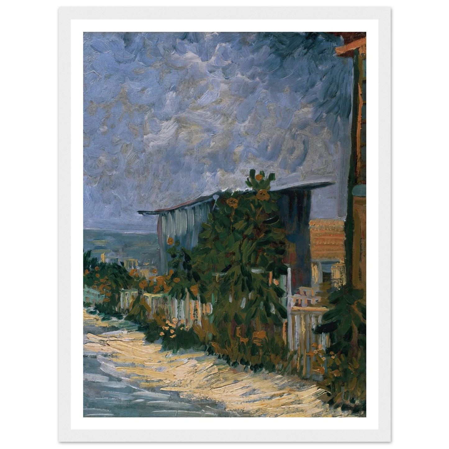 Shelter on Montmartre (1887) Art Print | Vincent van Gogh-Quipham Collections