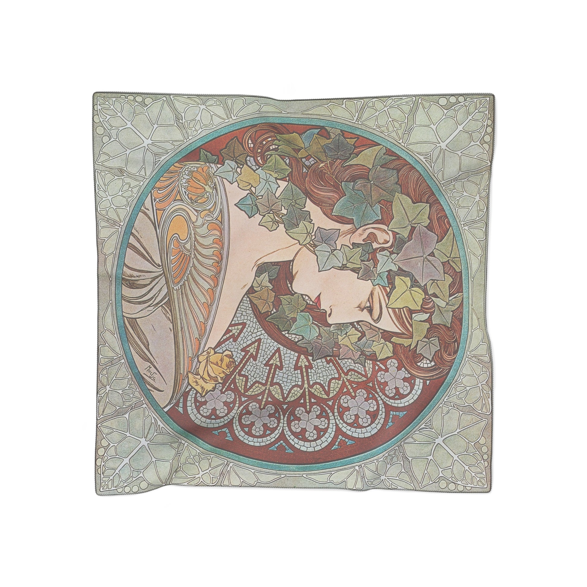 Ivy | Alphonse Mucha Scarf – Art Nouveau Scarf-Quipham Collections