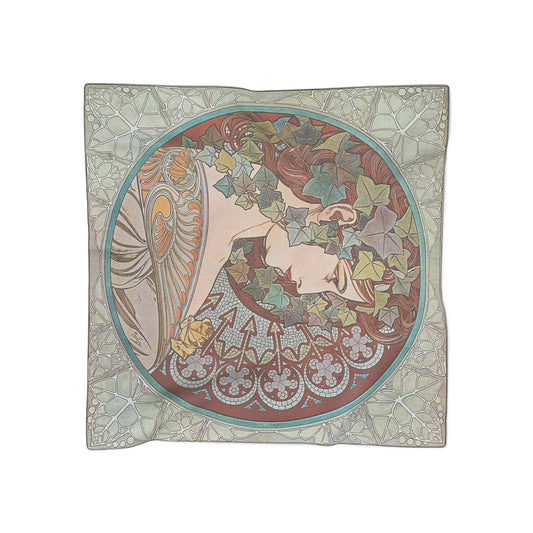 Ivy | Alphonse Mucha Scarf – Art Nouveau Scarf-Quipham Collections