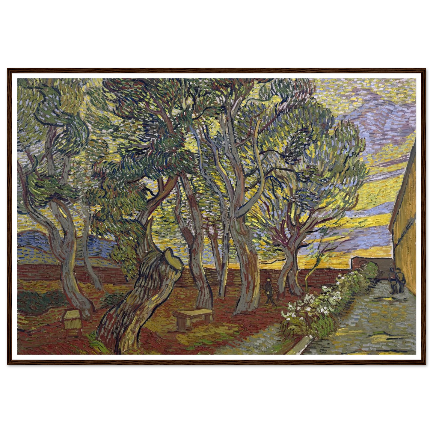 The garden of Saint Paul’s Hospital Art Print | Vincent van Gogh-Quipham Collections