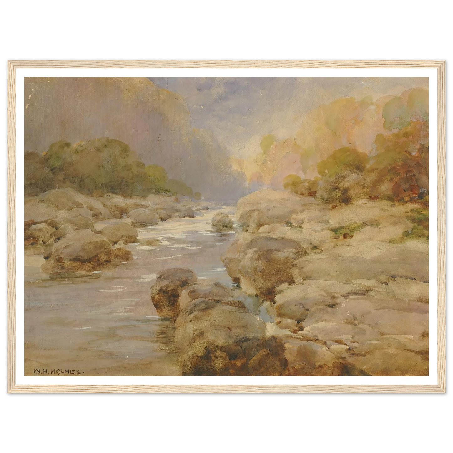 Unmodified Rock Creek, About 1910 (ca. 1910) Art Print | William Henry Holmes-Quipham Collections
