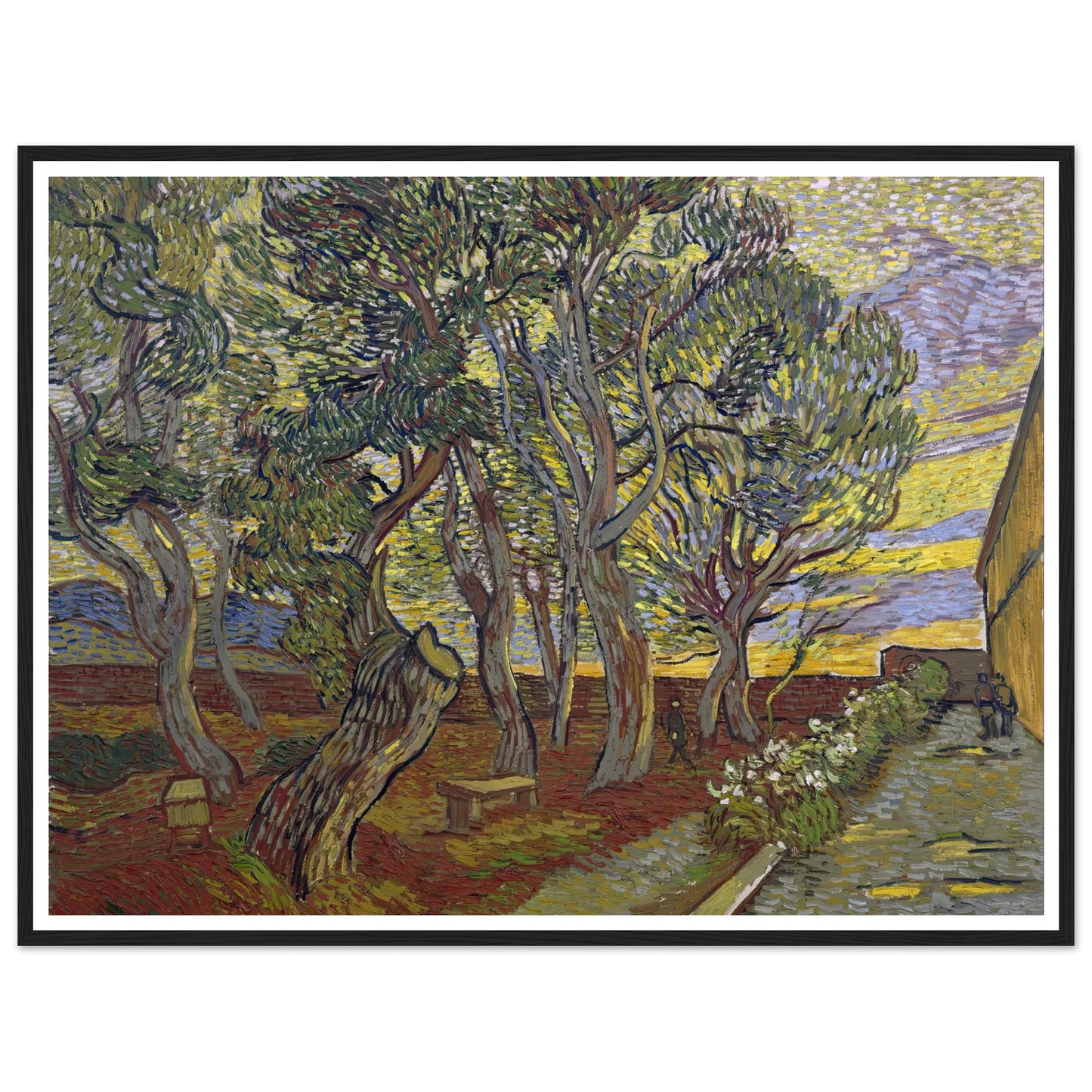 The garden of Saint Paul’s Hospital Art Print | Vincent van Gogh-Quipham Collections