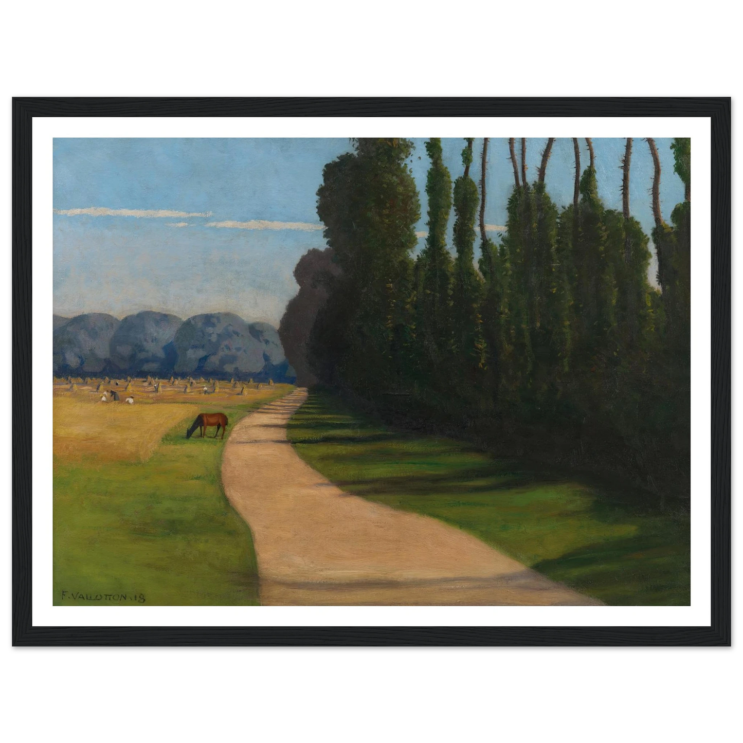 Chemin de la Croix-Rouge (1918) Art Print | Felix Vallotton-Quipham Collections