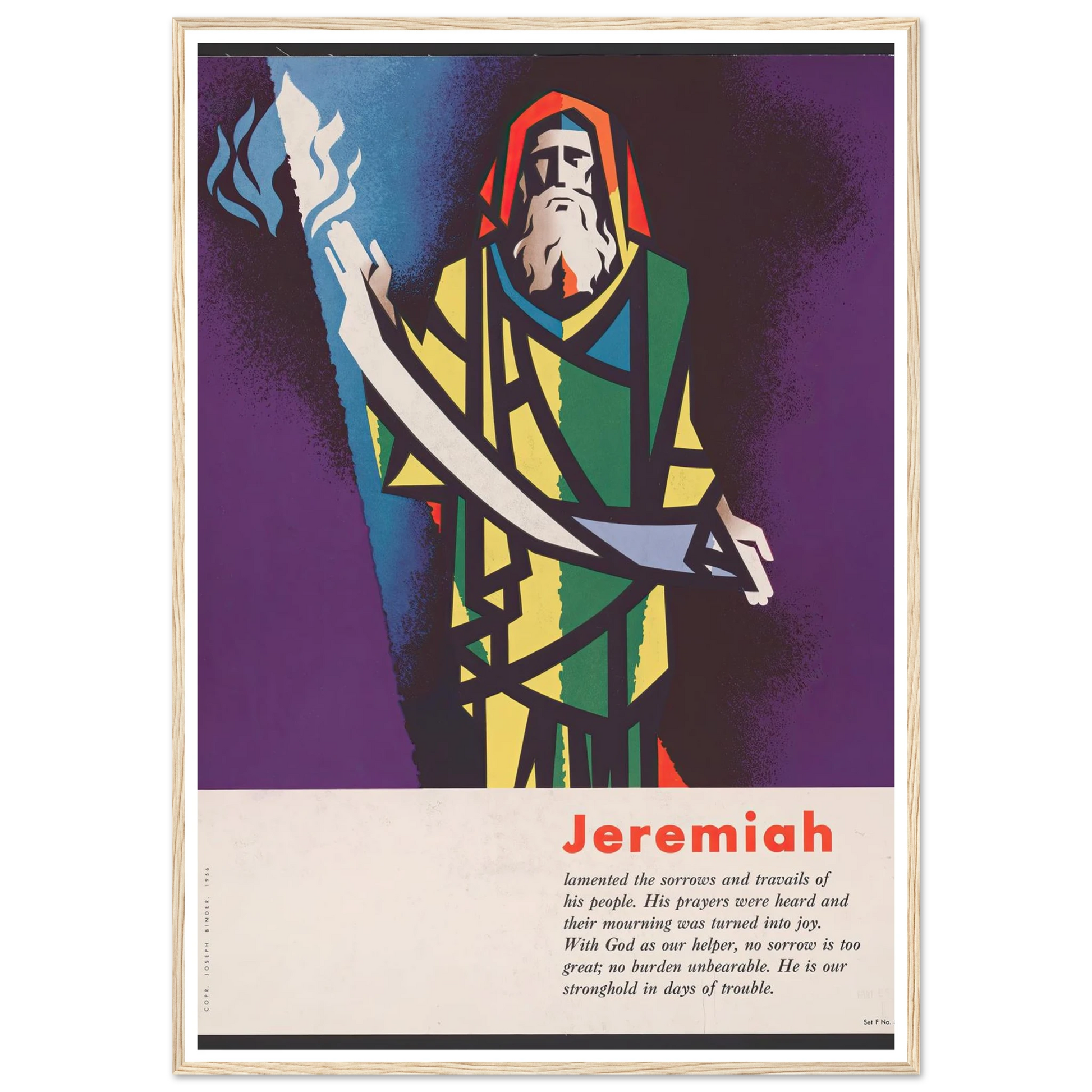 Jeremiah (1956) Art Print | Joseph Binder-Quipham Collections