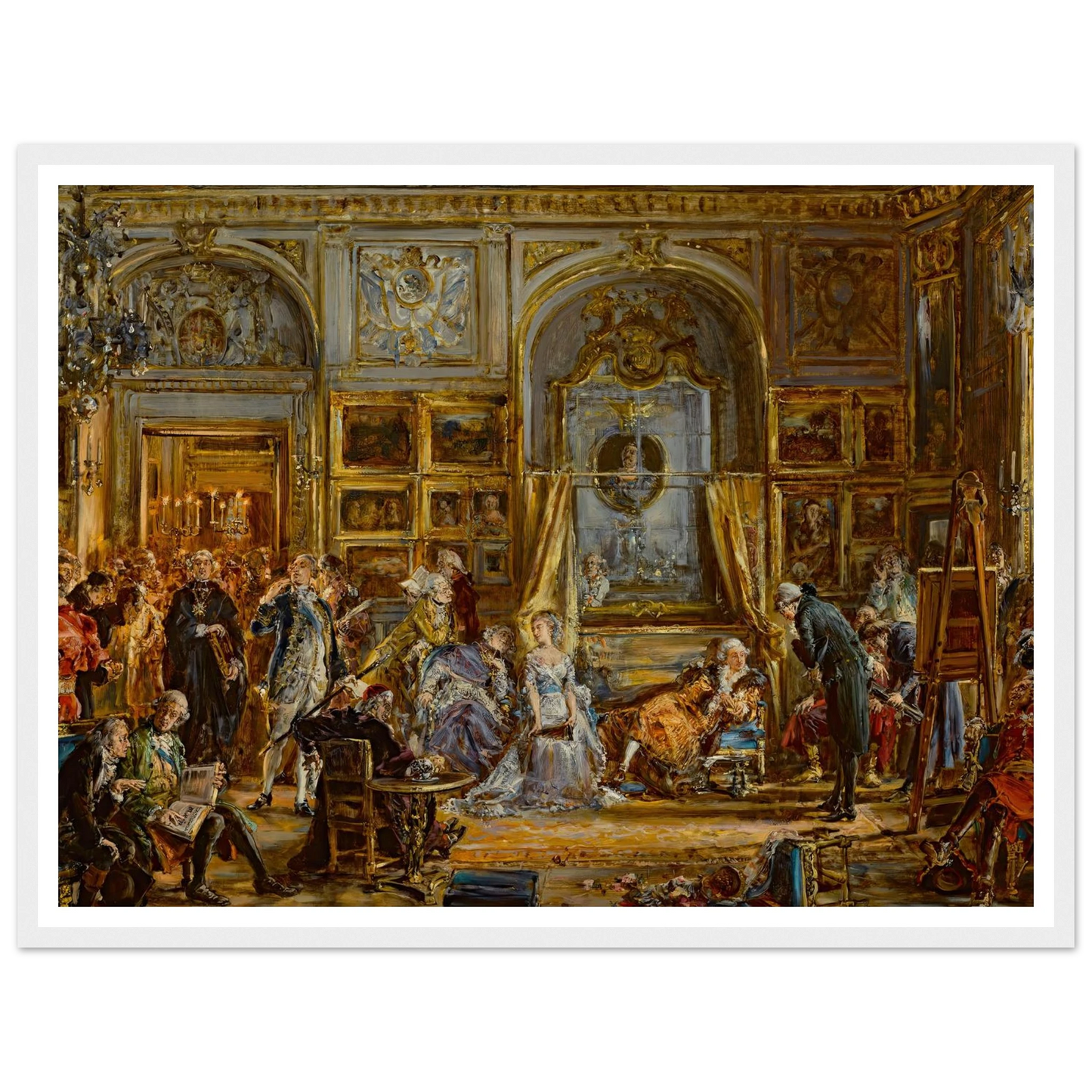 Constitution of the 3 May. Four-Year Seym. Commission of Education. Partition 1795 AD, from the series “History of Civilization in Poland” (1888) Art Print | Jan Matejko-Quipham Collections