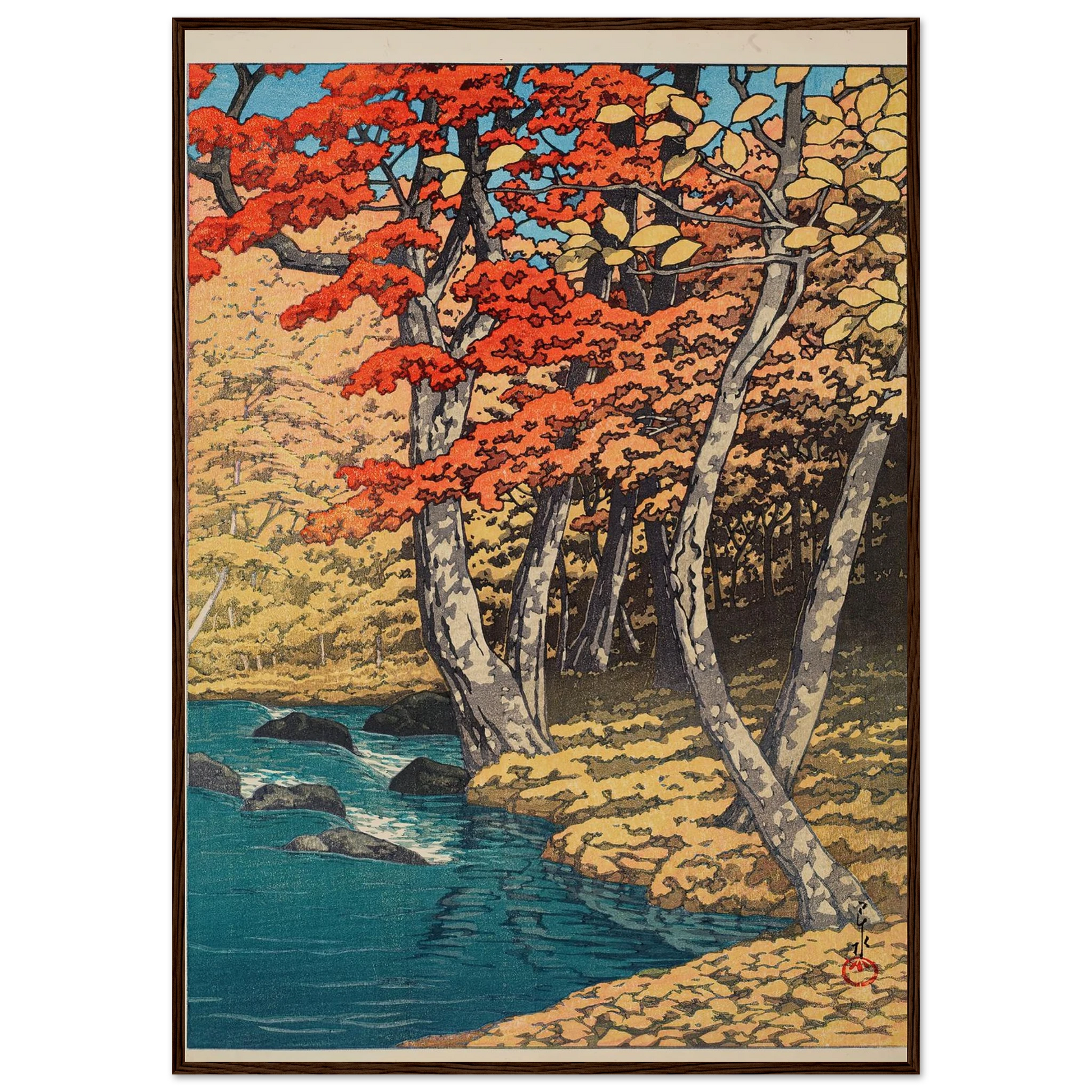 Oirase no aki (Autumn at Oirase) (1933) Art Print | Kawase Hasui-Quipham Collections