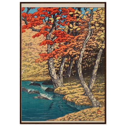 Oirase no aki (Autumn at Oirase) (1933) Art Print | Kawase Hasui-Quipham Collections