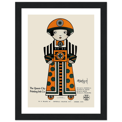 Queen City Ink, Ad. 02 (1890-1913) Art Print | Augustus Jansson-Quipham Collections