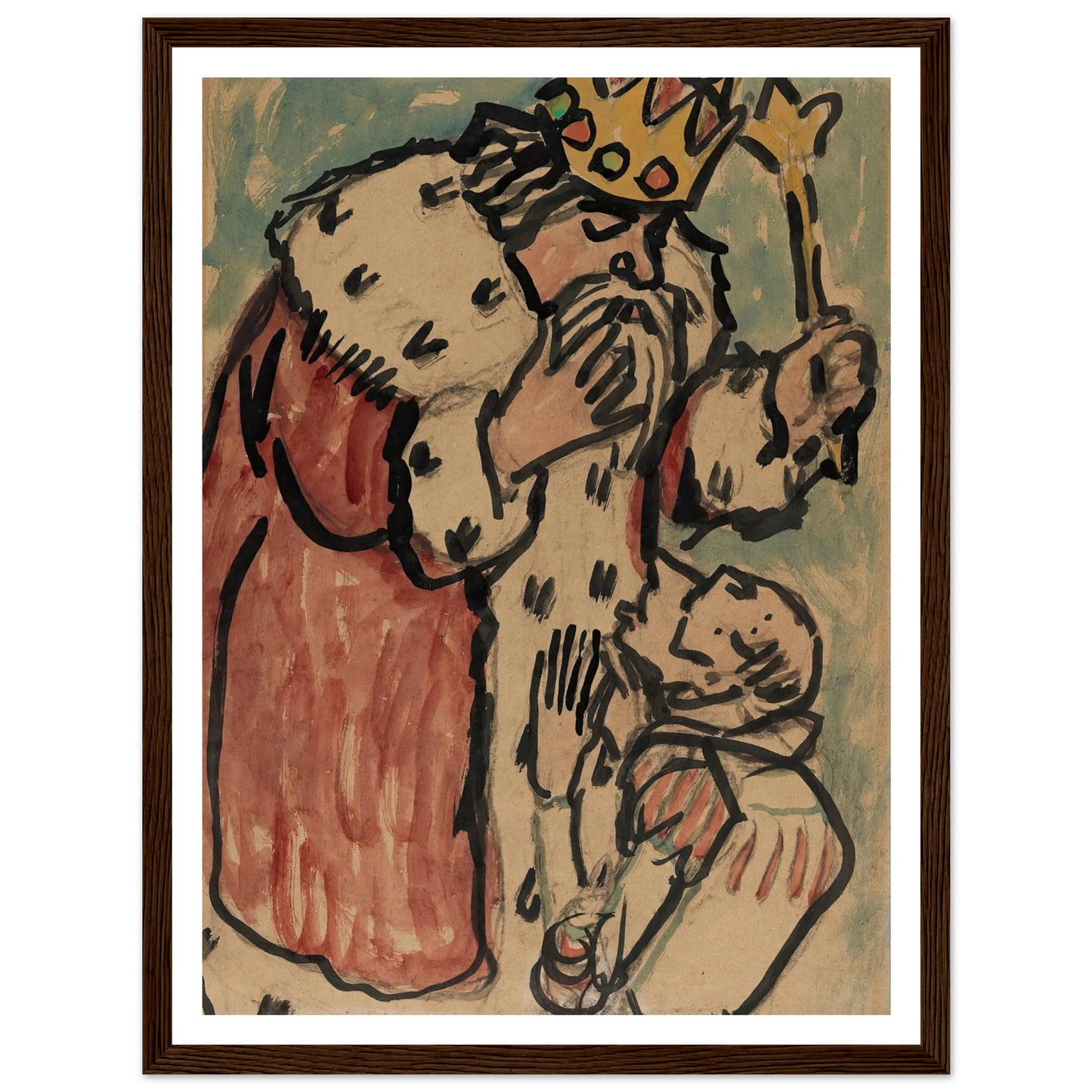 König (1910) Art Print | Christian Rohlfs-Quipham Collections
