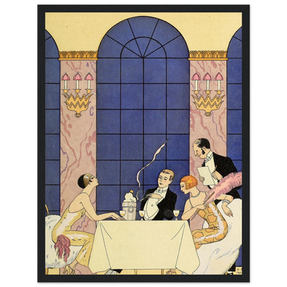 Falbalas et fanfreluches, La Gourmandise (1925) Art Print | George Barbier-Quipham Collections