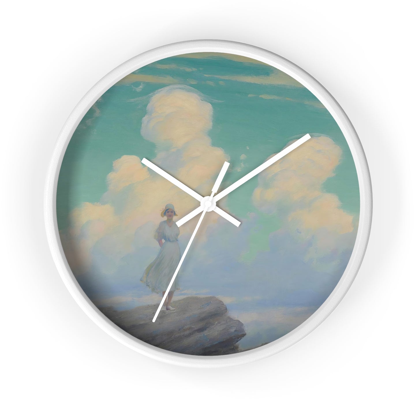 The Veiled Cloud Wall Clock | Charles Courtney Curran-Quipham Collections