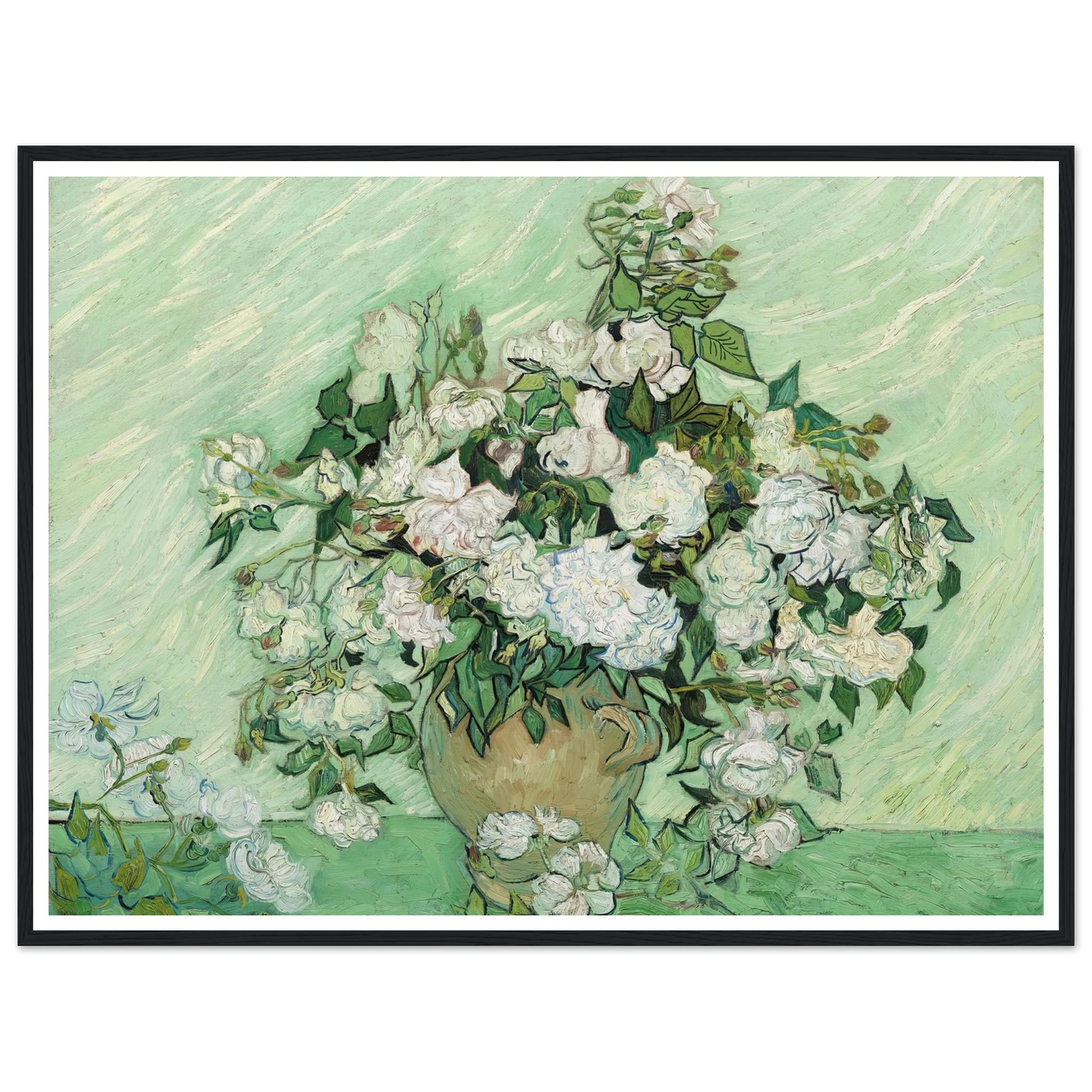 Roses (1890) Art Print | Vincent van Gogh-Quipham Collections