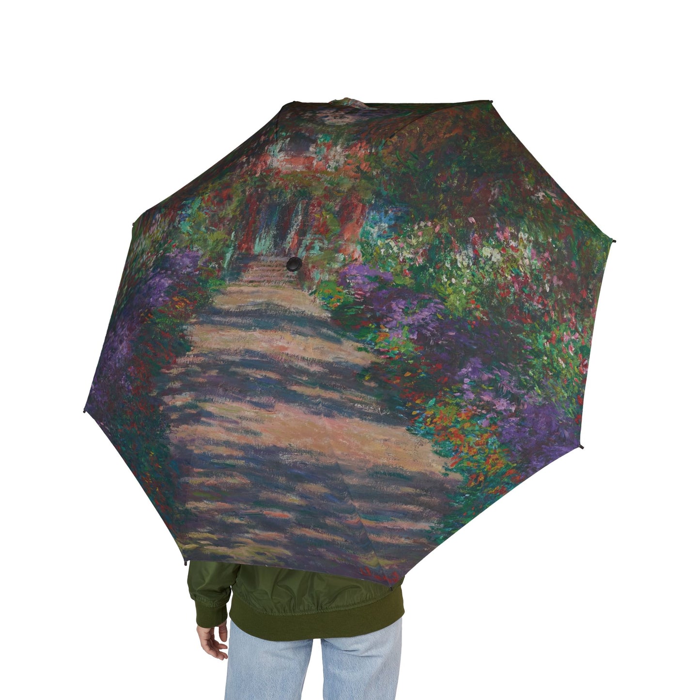 Eine Allee in Monets Garten in Giverny Umbrella | Claude Monet-Quipham Collections
