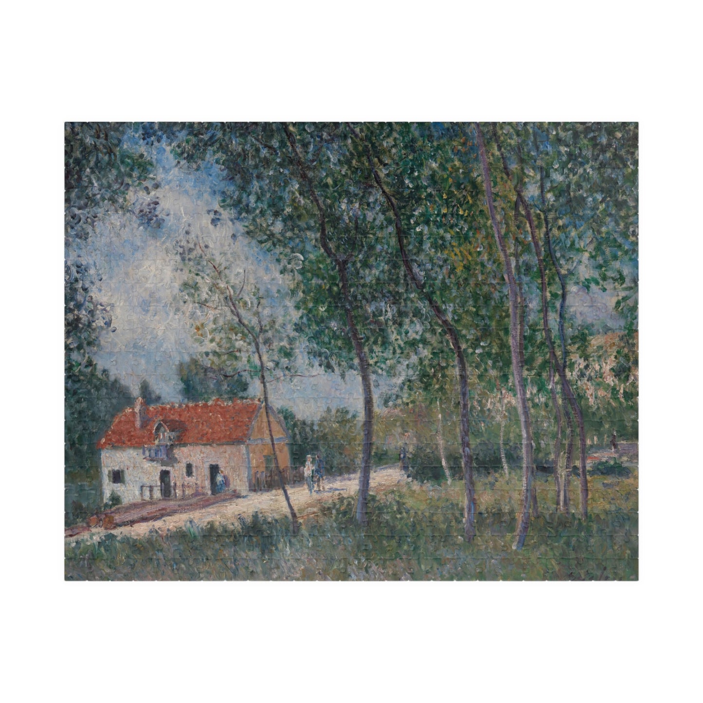 The Road from Moret to Saint-Mammès Puzzle | Alfred Sisley-Quipham Collections