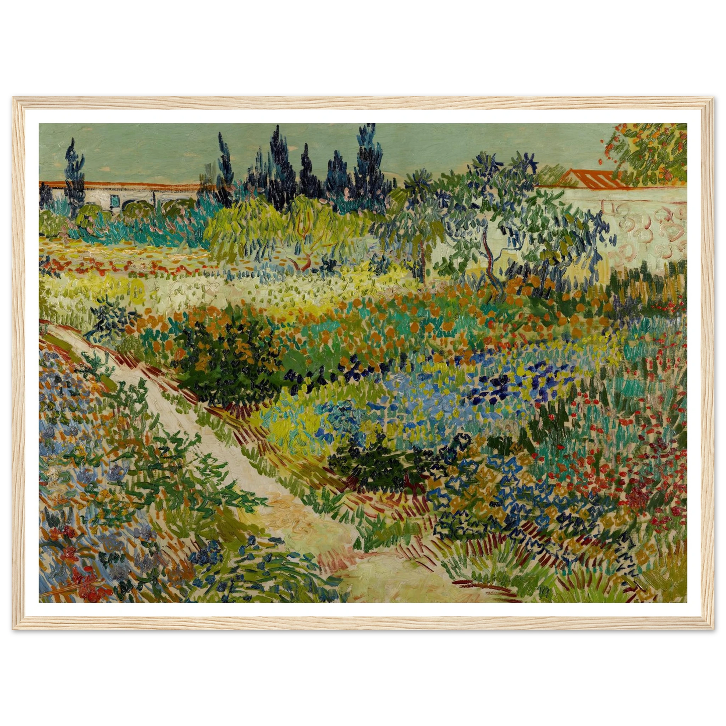 Garden at Arles Art Print | Vincent van Gogh-Quipham Collections