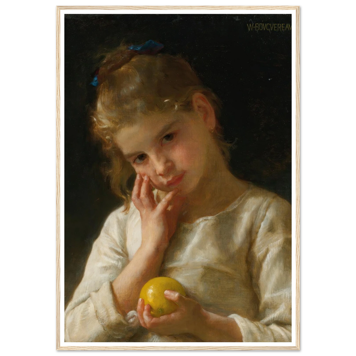 Le Citron (1899) Art Print | William Bouguereau-Quipham Collections