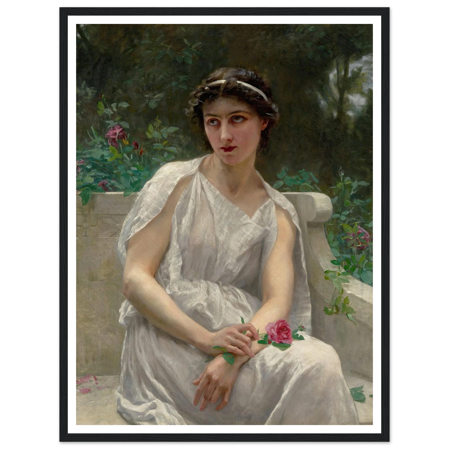 The Red Rose Art Print | Guillaume Seignac-Quipham Collections