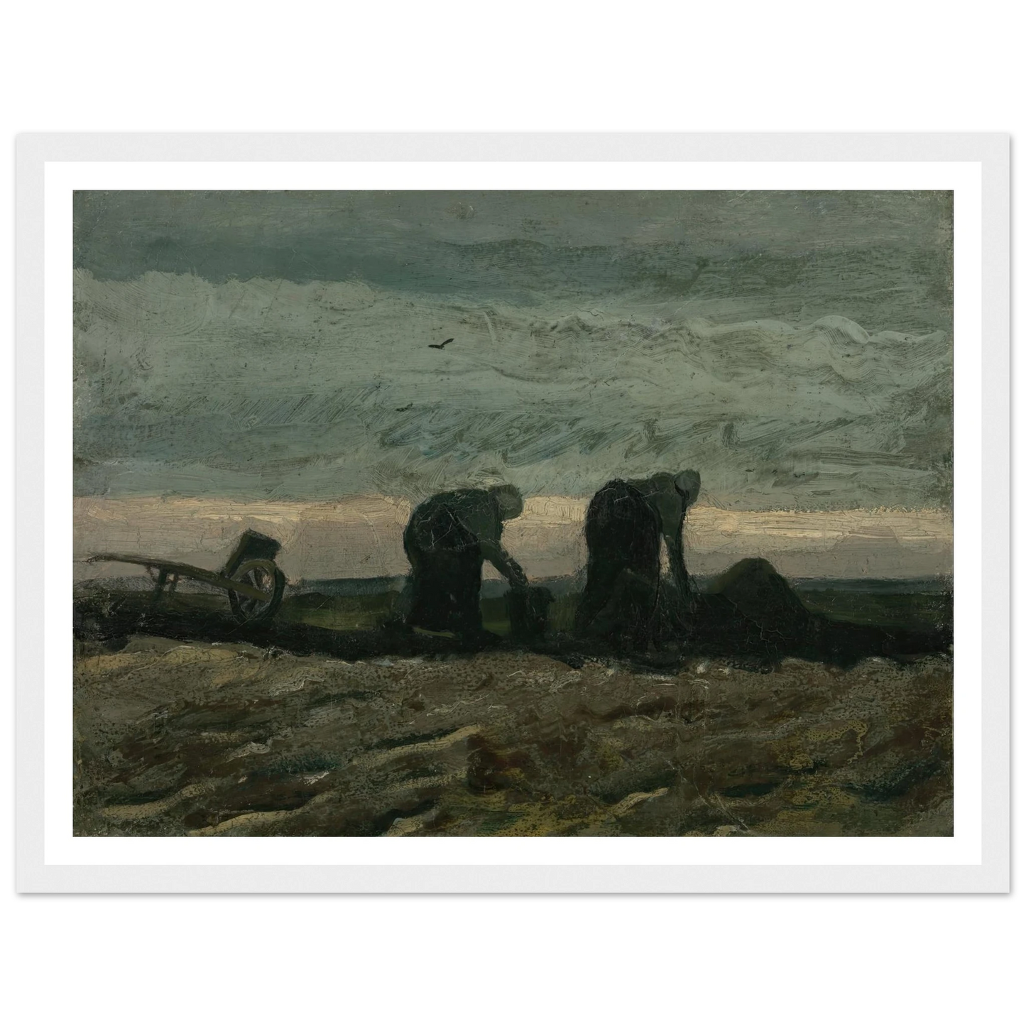 Two women on the heath (1883) Art Print | Vincent van Gogh-Quipham Collections