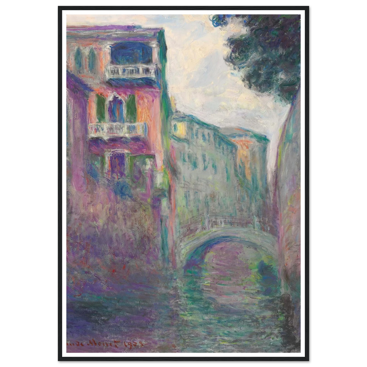 Le Rio de la Salute (1908) Art Print | Claude Monet-Quipham Collections