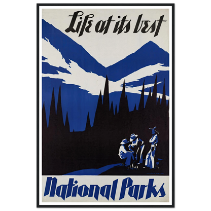 Life at its best. National Parks (ca. 1930–1939) Art Print | Dorothy Waugh-Quipham Collections