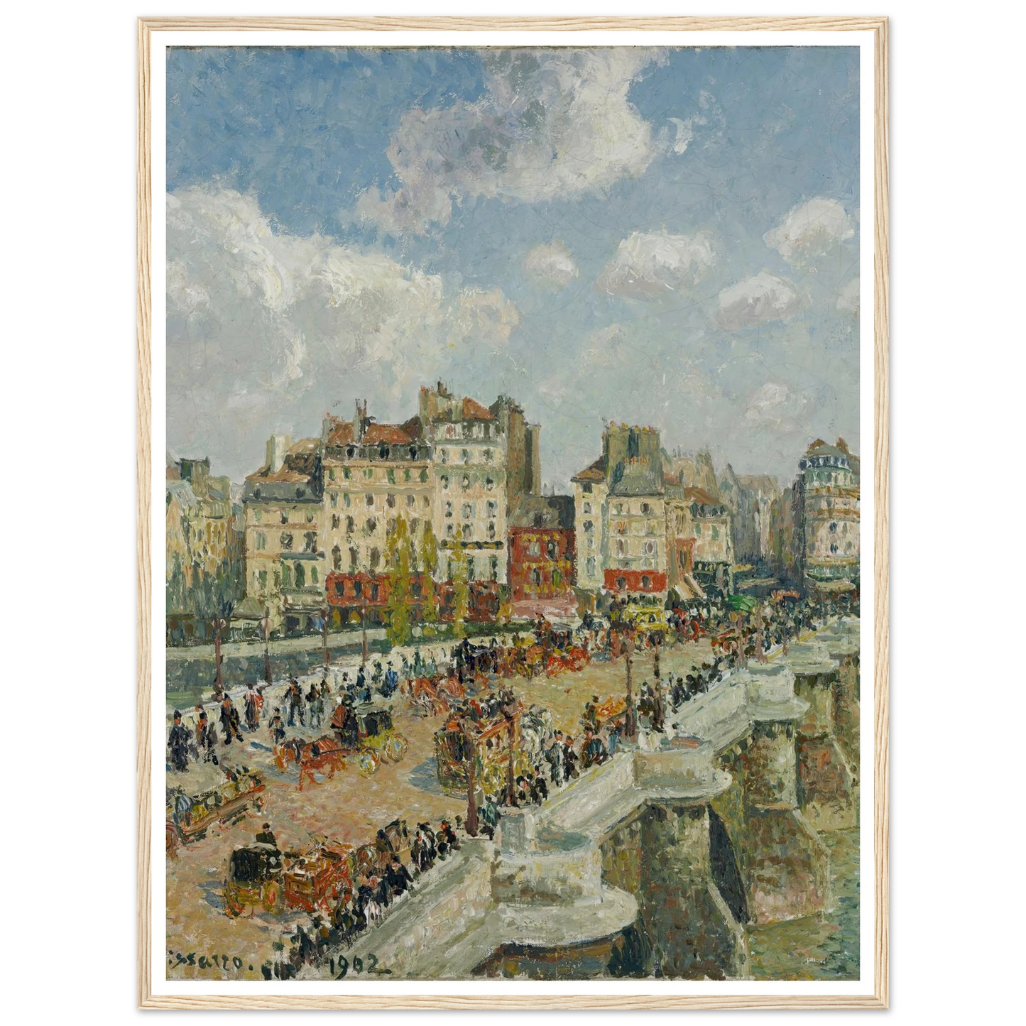 The Pont-Neuf Art Print | Camille Pissarro-Quipham Collections